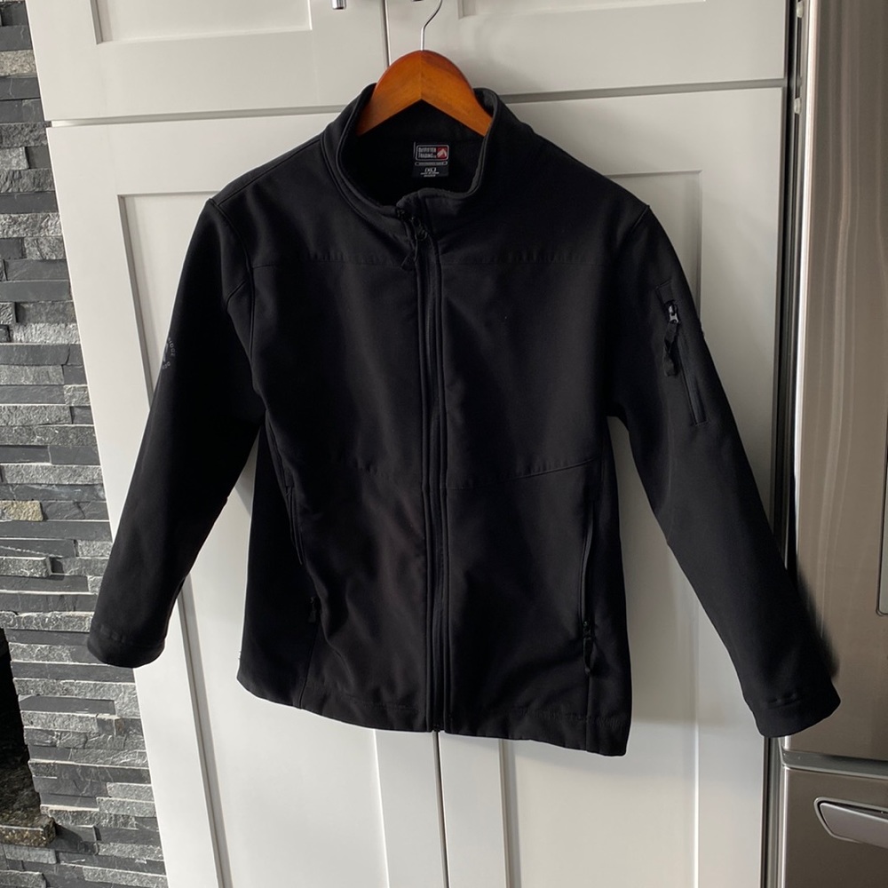 Outfitter Trading Co. performance fleece jacket in black, boys CL